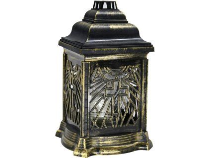 Madona Hřb.Lucerna 26 cm vklad 80g 24h. kříž zlatá