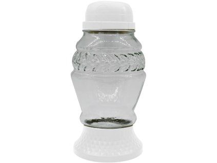 Madona Hřb.Sklo LED 20 cm věnec bílá