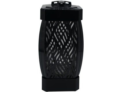 Madona Hřb.Lucerna Glamur 26 cm mozaika černá