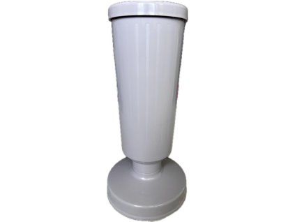 Madona hřbitovní váza plast se zátěží 30 cm – šedá