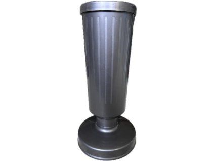 Madona hřbitovní váza plast se zátěží 30 cm – grafit