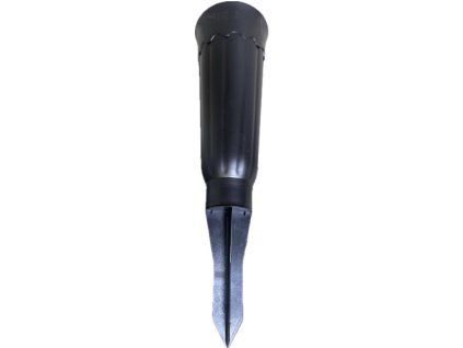 Madona hřbitovní váza plast zapichovací 27 cm – černá