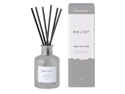 Emocio Diffuser Wellness Relief, 150ml + vonná stébla