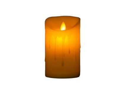 Emocio LED svíčka s tančícím plamenem krémová 75x125 mm