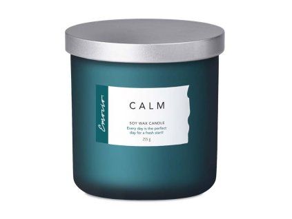 Emocio Wellness vonná svíčka s kovovým víčkem Calm, sojová 95x95mm