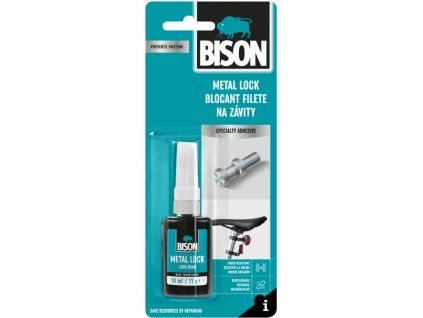 BISON lepidlo na zajištění šroubů METAL LOCK 10 ml