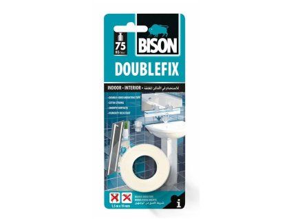 BISON oboustranná lepicí páska DOUBLEFIX 1,5 m x 19 mm