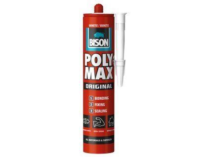 BISON univerzální lepidlo a tmel POLY MAX original white 465 g