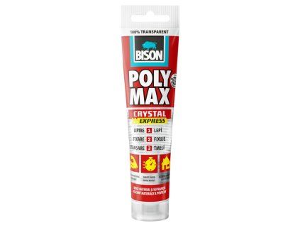 BISON univerzální montážní lepidlo POLY MAX crystal express 115 g