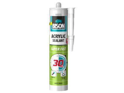 BISON malířský akrylát ACRYLIC 30 MIN BÍLÝ 300 ml
