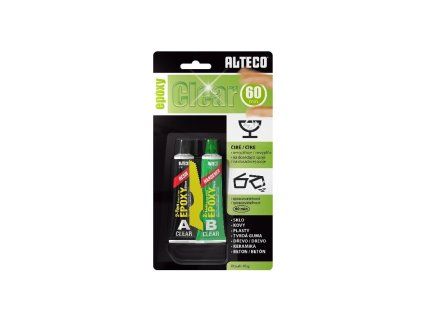ALTECO dvousložkové epoxidové lepidlo Epoxy Clear 60 min 40 g