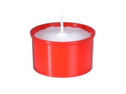 Iluminační svíčka 32 g 9 hod. 10 ks červené lisované