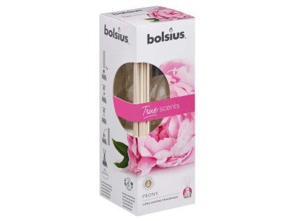 Bolsius Aromatic 2.0 Diffuser Peony 45ml + vonná stébla