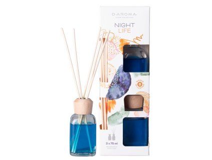 Diffuser D-Aroma Night Life + vonná stébla 2x75ml