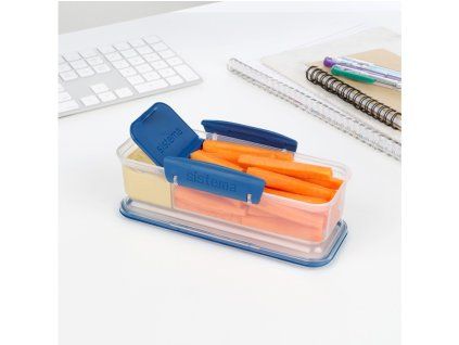 Sistema Svačinový box To Go Snack Attack s oddělenou přihrádkou 410 ml, mix barev