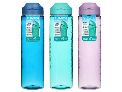 Sistema Tritanová láhev Hydrate Flip Top 1 l, mix barev