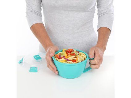 Sistema Dóza na nudle a hranolky Microwave Noodle 940 ml, mix barev