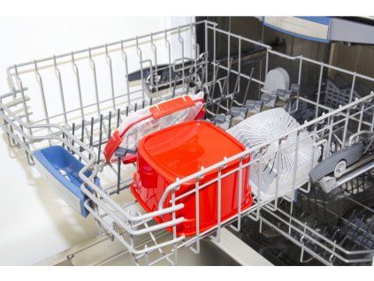 Sistema Napařovací krabička na zeleninu a ryby Microwave steamer 2,4 l, červená