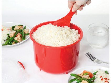 Sistema Rýžovar Microwave Rice cooker 2,6 l, červená