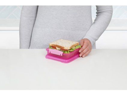 Sistema Svačinový box na toast Lunch Sandwich 450 ml, mix barev