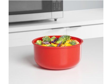 Sistema Dóza na ohřev jídla Microwave round 915 ml, červená