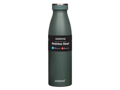 Sistema Nerezová termoska Hydrate Stainless Steel 500 ml, zelená