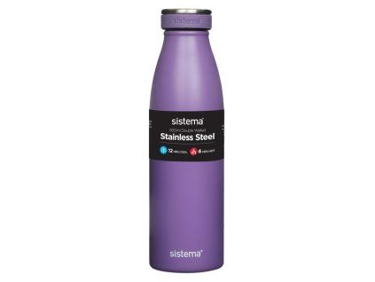 Sistema Nerezová termoska Hydrate Stainless Steel 500 ml, fialová