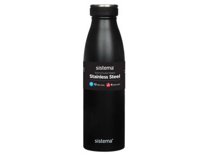 Sistema Nerezová termoska Hydrate Stainless Steel 500 ml, černá