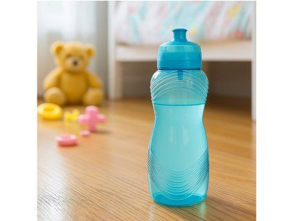Sistema Láhev Hydrate Wave Twist n Sip 600 ml, modrá