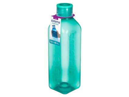 Sistema Hranatá láhev se šroubovacím víčkem Hydrate Square 1 l, mátová