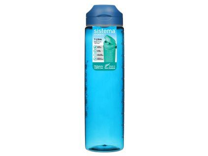 Sistema Tritanová láhev Hydrate Flip Top 1 l, modrá