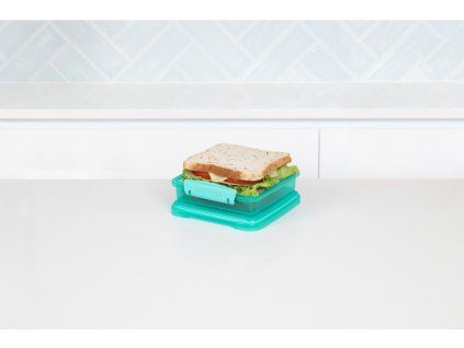 Sistema Svačinový box na toast Lunch Sandwich 450 ml, mátová
