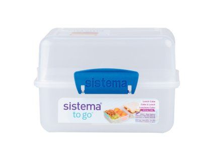 Sistema TO GO Krabička na svačinu s 2 oddíly 1,4 l, modrá