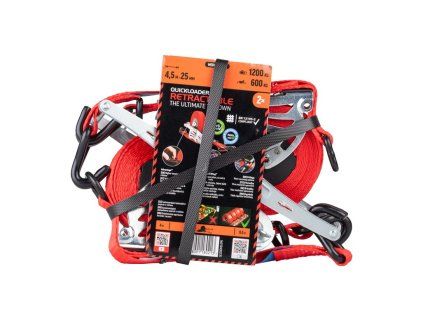 QUICKLOADER® Retractable
1200 kg • 4,5 m x 25 mm • 2-pack