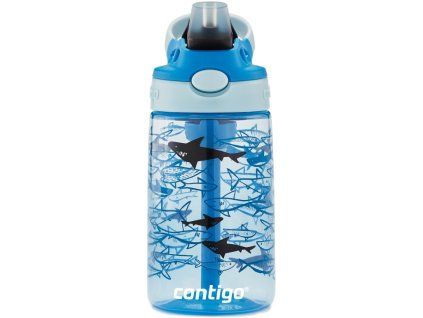 Contigo Dětská láhev Easy Clean 420 ml, Blue Sharks