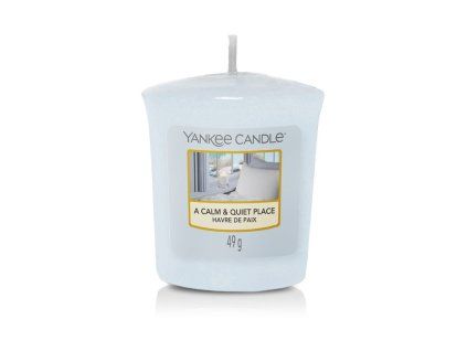VONNÁ SVÍČKA YANKEE CANDLE A CALM & QUIET PLACE  VOTIVNÍ SVÍČKA