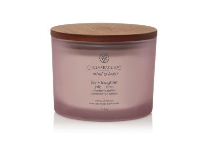 VONNÁ SVÍČKA CHESAPEAKE BAY CANDLE JOY & LAUGHTER 3 KNOTY