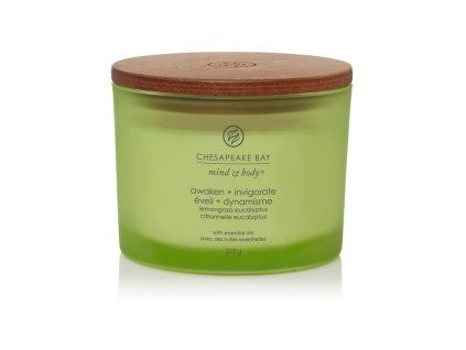 VONNÁ SVÍČKA CHESAPEAKE BAY CANDLE AWAKEN & INVIGORATE 3 KNOTY