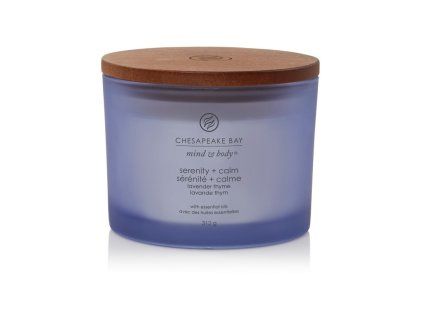 VONNÁ SVÍČKA CHESAPEAKE BAY CANDLE SERENITY & CALM 3 KNOTY