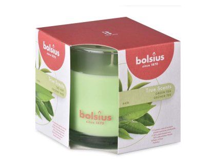 Bolsius Aromatic 2.0 Vonná svíčka ve skle, 95x95mm, Green Tea