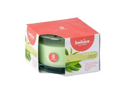 Bolsius Aromatic 2.0 Vonná svíčka ve skle, 90x63mm, Green Tea