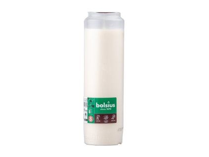 Bolsius kompozitní svíčka 534g 170h. bílá víčko papír