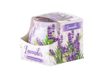 Vonná svíčka ve skle dekorační, Lavender 80 x 72 mm