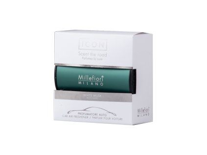 Millefiori Icon White Musk vůně do auta Classic zelená