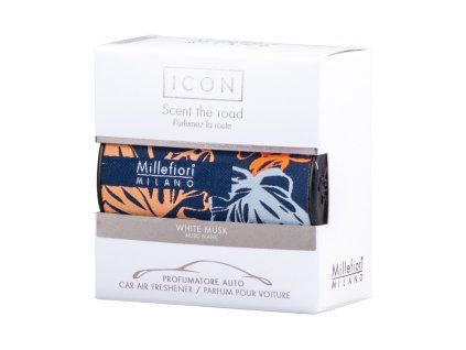 Millefiori Icon White Musk vůně do auta Textil Floral