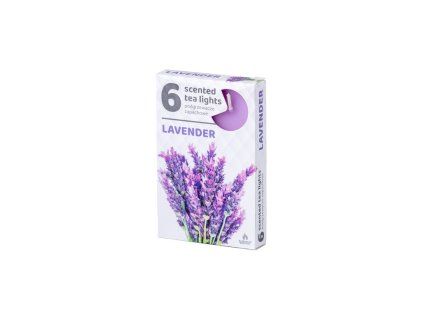 Vonné čajové svíčky 6ks, Lavender