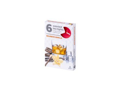 Vonné čajové svíčky 6ks, Bourbon Vanilla