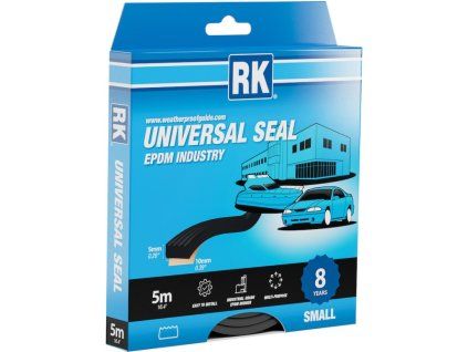 Univerzální samolepicí těsnění EPDM, černá 5 x 10 mm 5 m
