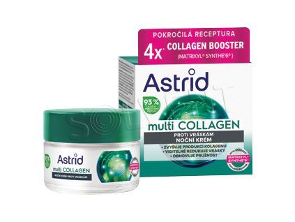 Astrid noční krém 50ml Multi Collagen