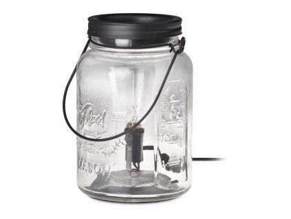 Candle Warmers elektrická Aromalampa Edison Bulb Glaas Mason Jar